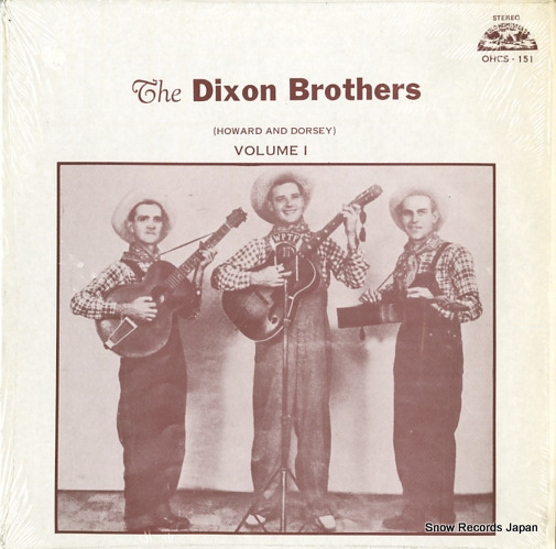 THE DIXON BROTHERS volume 1 OHCS-151