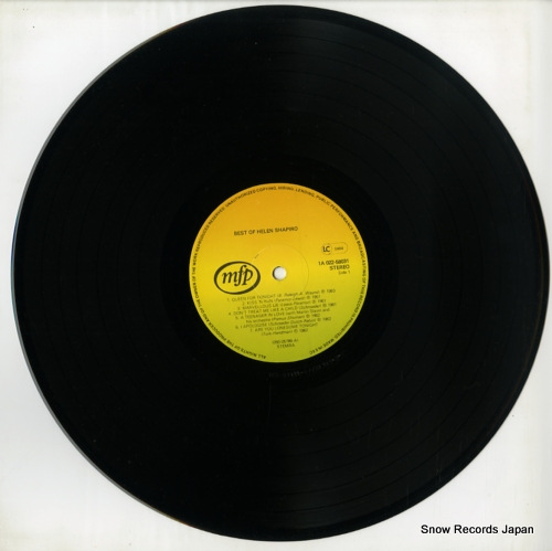 SHAPIRO, HELEN best of helen shapiro 1A022-58031