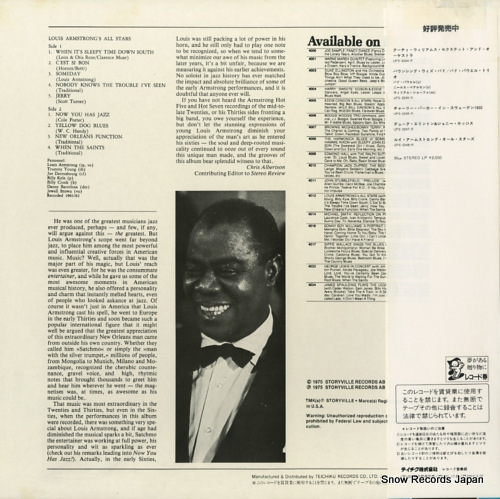 ARMSTRONG, LOUIS all stars UPS-2248-R