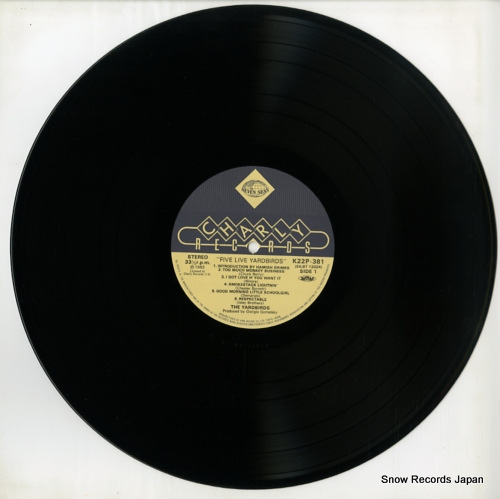 YARDBIRDS, THE five live yardbirds K22P381