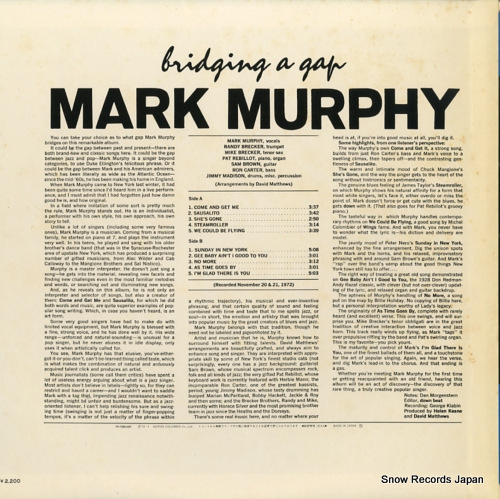 MURPHY, MARK bridging a gap YP-7060-MR