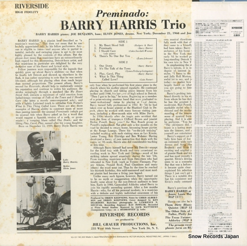 HARRIS, BARRY preminado VIJ-137
