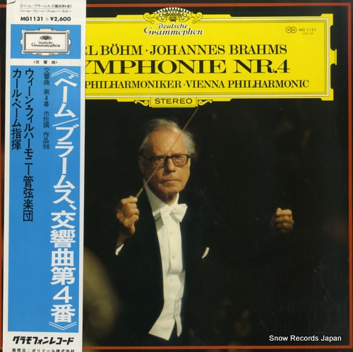 BOHM, KARL brahms; symphony nr.4 MG1131