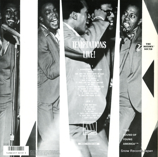 TEMPTATIONS, THE live! RMTL-3024