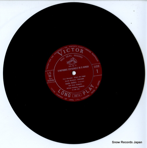 HEIFETZ, JASCHA lalo; symphonie espagnole op.21 LS101