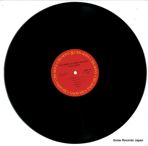 MARINO, FRANK the power of rock and roll 25AP2128
