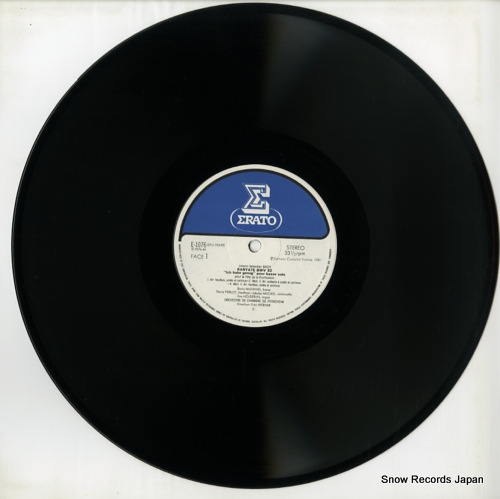WERNER, FRITZ bach; die groben kantaten E-1076