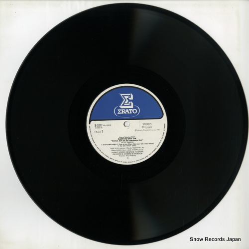 WERNER, FRITZ bach; die groben kantaten E-1077