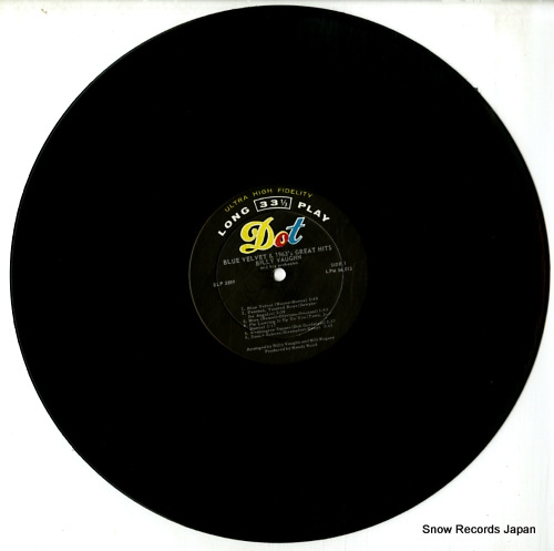VAUGHN, BILLY blue velvet & 1963's great hits DLP3559