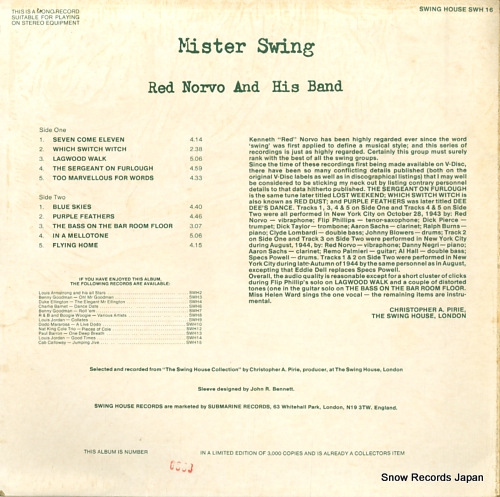 NORVO, RED mister swing SWH16