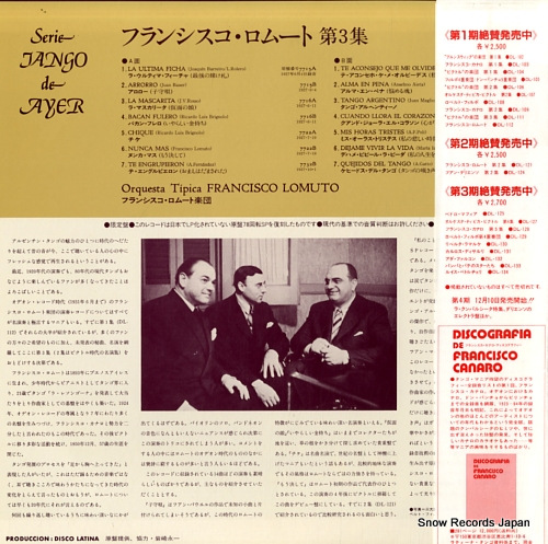 LOMUTO, FRANCISCO francisco lomuto vol.3 DL-136