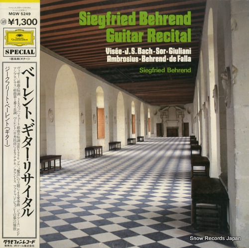 BEHREND, SIEGFRIED guitar recital MGW5249