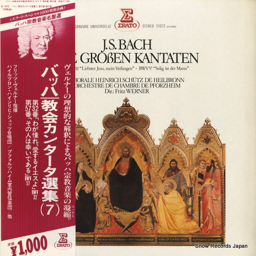 WERNER, FRITZ bach; die groben kantaten bwv32, bwv57 E-1072