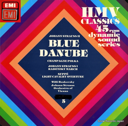BOSKOVSKY, WILLI strauss; blue danube HMV5