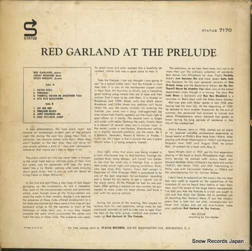 åɡ red garland at the prelude ST-7170