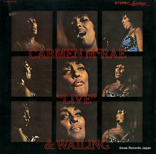 MCRAE, CARMEN live & wailing YS-2278-MS
