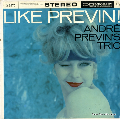 ANDRE PREVIN'S TRIO like previn! S7575