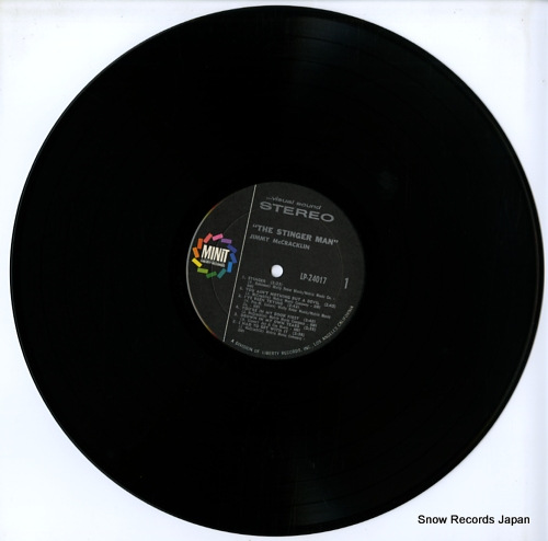 MCCRACKLIN, JIMMY the stinger man LP-24017