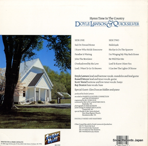 LAWSON, DOYLE, AND QUICKSILVER hymn time in the country SH-3765