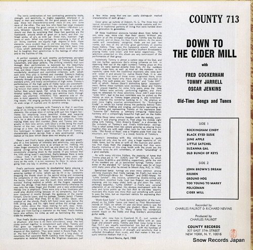 V/A down to the cider mill COUNTY713