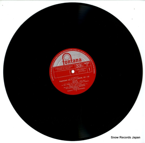 MENGELBERG, WILLEM beethoven; symphony no.9 