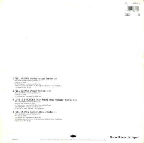 SADE feel no pain(nellee hooper mixes) EPC6588296