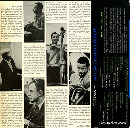 MORGAN-KELLY SEPTET dizzy atmosphere YQ-7026-SP