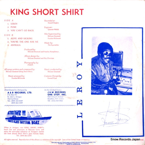 KING SHORT SHIRT leroy A&B-128