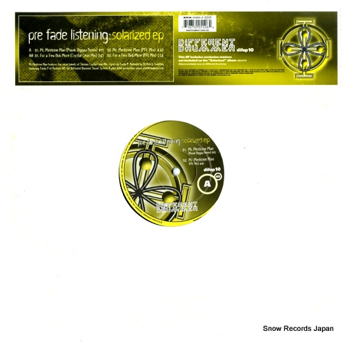 PRE FADE LISTENING solarized ep DIFEP10