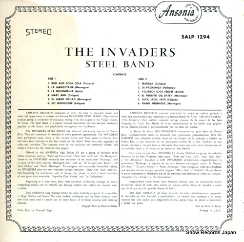 INVADERS STEEL BAND, THE the invaders steel band SALP1294