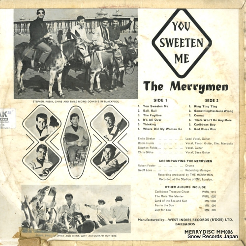 MERRYMEN, THE you sweeten me MM006 / M.M.005