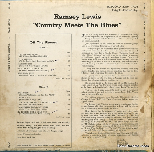 LEWIS, RAMSEY country meets the blues LP-701 / LPS-701