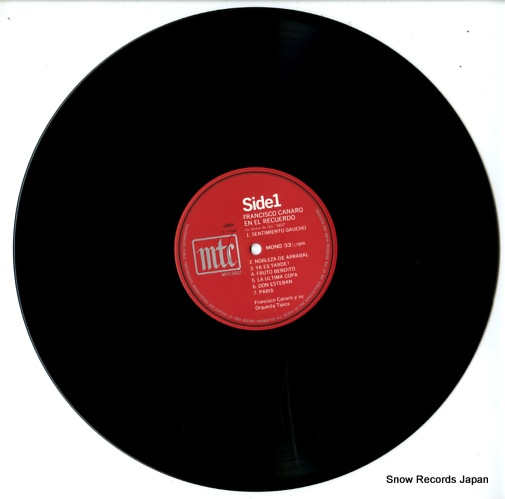 ե󥷥ʥ francisco canaro en el recuerdo MTC-3002