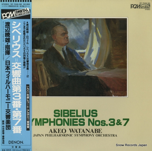 WATANABE, AKEO sibelius; symphonies nos.3 & 7 OF-7046-ND