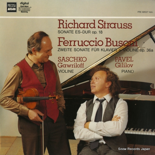 GAWRILOFF, SASCHKO r.strauss; sonate es-dur op.18 PRE68527AUL