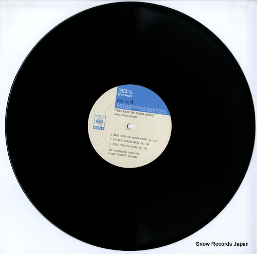 ORMANDY, EUGENE tales from the vienna woods / johann strauss concert SOCL91