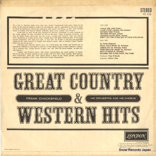 ե󥯡åե great country & western hits PS436