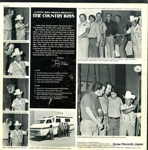 ȥ꡼ܡ little jimmy dickens presents the country boys NS-501