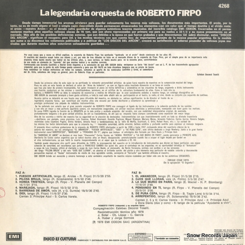 ٥ȡե la legendaria orquesta de roberto firpo EMI4268