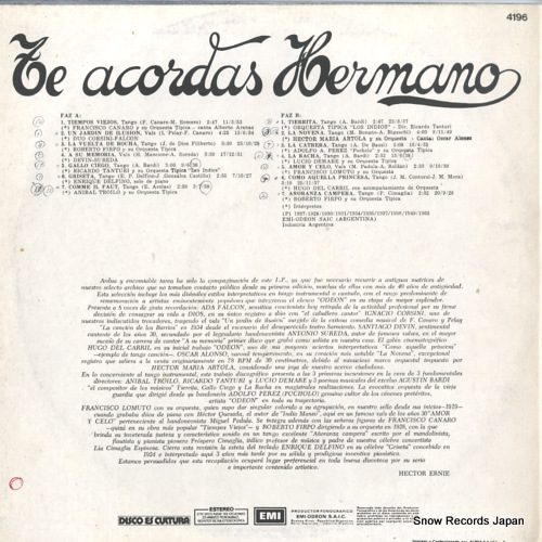 V/A ? te acordas hermano ? EMI4196