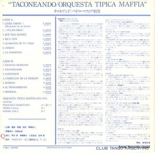 ORQUESTA TIPICA MAFFIA taconeando CTA-5046