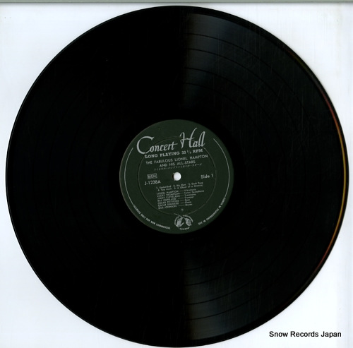 HAMPTON, LIONEL the fabulous lionel hampton and his all-stars J-1238A
