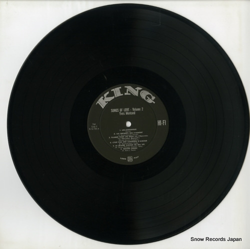 MONTAND, YVES songs of love vol.2 KING761