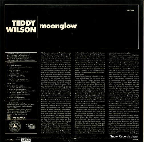WILSON, TEDDY moonglow PA-7054