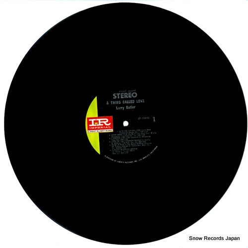 BUTLER, LARRY a thing called love LP-12410