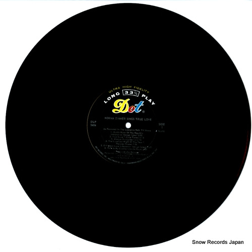 ZIMMER, NORMA norma zimmer sings true love DLP3404