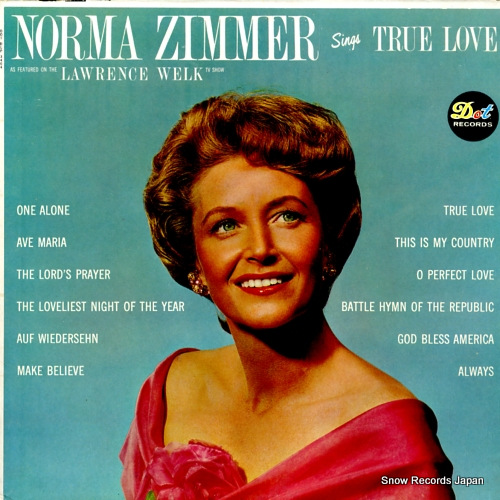 ZIMMER, NORMA norma zimmer sings true love DLP3404
