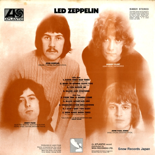 LED ZEPPELIN led zeppelin K40031