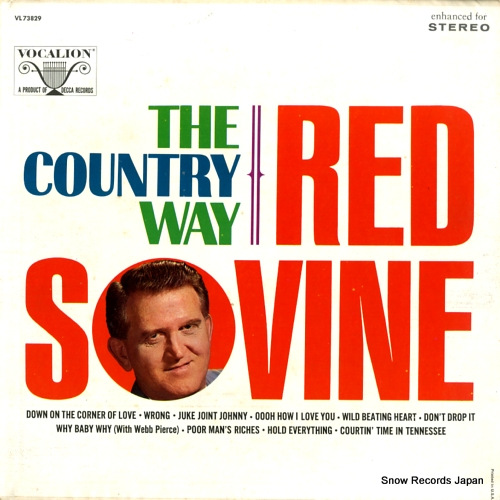 SOVINE, RED the country way VL73829