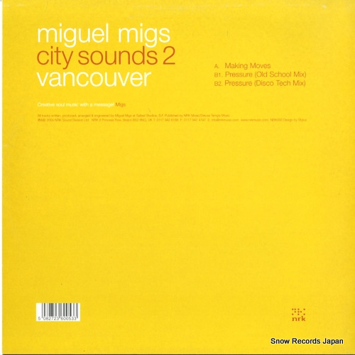 MIGS, MIGUEL city sounds 2 vancouver NRK093